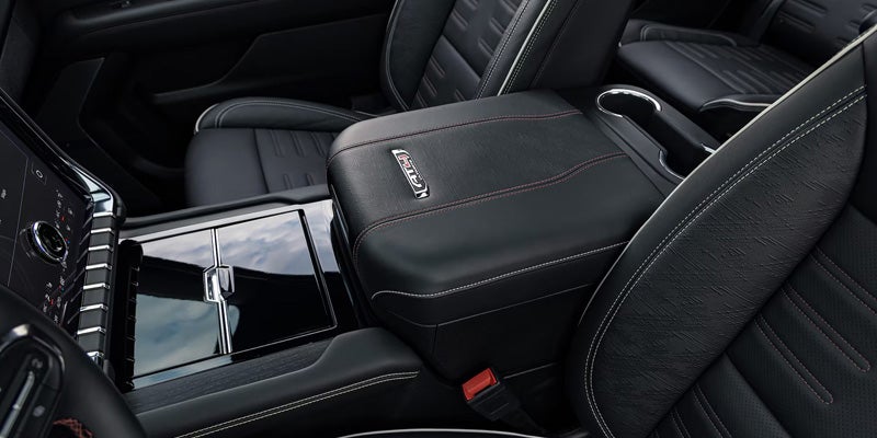 Premium driver's armrest inside the 2026 GMC Yukon XL Rawlins, WY
