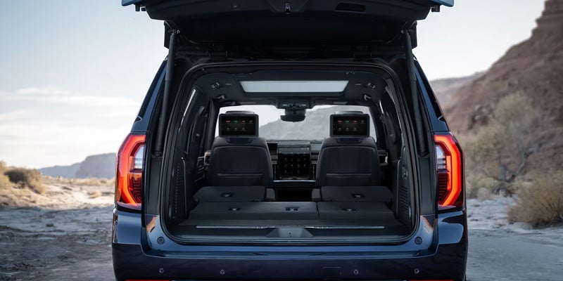 Spacious cargo area of the 2026 GMC Yukon XL Rawlins, WY